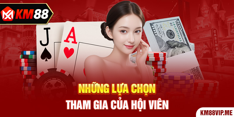 Những lựa chọn tham gia của hội viên 